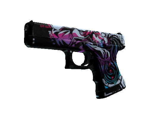 Glock-18 | Neo-Noir (Well-Worn) - Covert - Weapon - from The Operation Broken Fang Collection