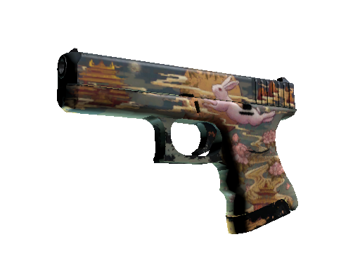 Glock-18 | Umbral Rabbit (Well-Worn) - Restricted - Weapon - from The Revolution Collection