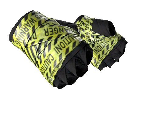 ★ Hand Wraps | CAUTION! (Factory New) - Gloves