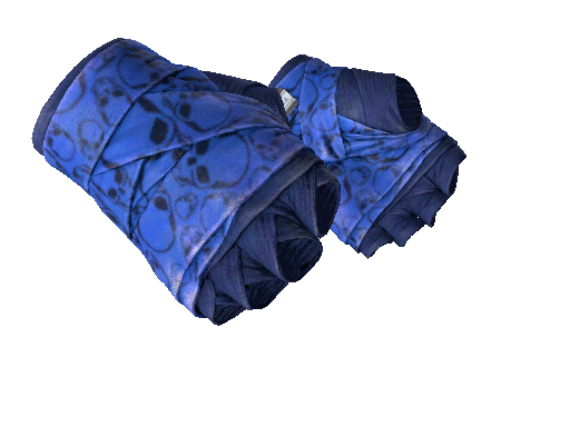 ★ Hand Wraps | Cobalt Skulls (Field-Tested) - Gloves