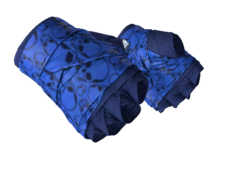 ★ Hand Wraps | Cobalt Skulls (Minimal Wear) - Gloves