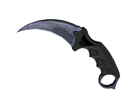 ★ Karambit | Blue Steel (Well-Worn) - Covert - Knife