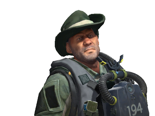 Lieutenant Rex Krikey | SEAL Frogman - Superior - Agent - from Operation Riptide Agents