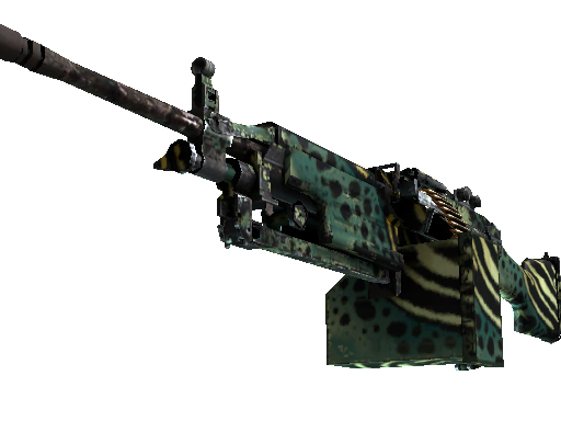 M249 | Emerald Poison Dart (Well-Worn) - Restricted - Weapon - from The Spectrum Collection