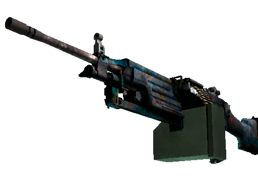 M249 | Magma (Battle-Scarred) - Mil-Spec - Weapon - from The Winter Offensive Collection