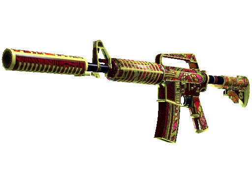 M4A1-S | Chantico's Fire (Well-Worn) - Covert - Weapon - from The Chroma 3 Collection
