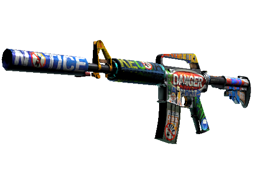 M4A1-S | Imminent Danger (Minimal Wear) - Covert - Weapon - from The 2021 Vertigo Collection