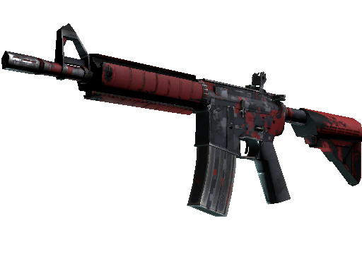 M4A4 | Red DDPAT (Well-Worn) - Restricted - Weapon - from The 2021 Dust 2 Collection