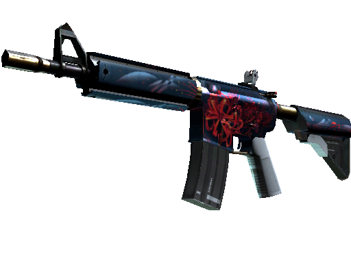 M4A4 | Spider Lily (Minimal Wear) - Restricted - Weapon - from The Operation Riptide Collection