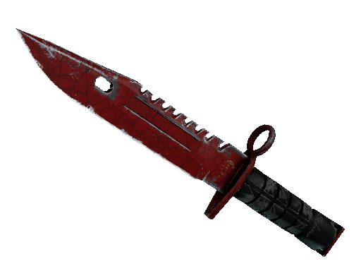 ★ M9 Bayonet | Crimson Web (Well-Worn) - Covert - Knife