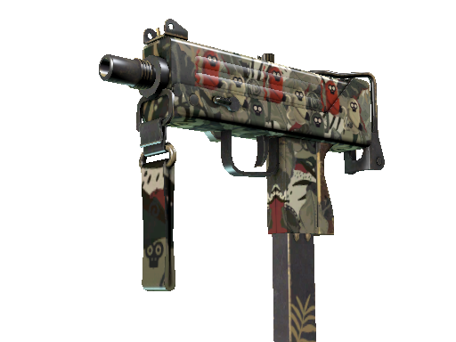 MAC-10 | Monkeyflage (Minimal Wear) - Mil-Spec - Weapon - from The Recoil Collection