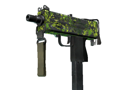 MAC-10 | Nuclear Garden (Battle-Scarred) - Mil-Spec - Weapon - from The Cache Collection