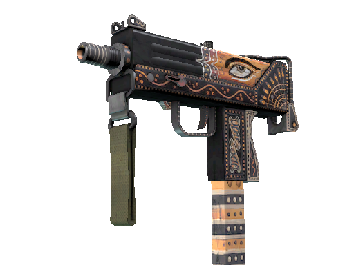 MAC-10 | Rangeen (Well-Worn) - Mil-Spec - Weapon - from The Shadow Collection