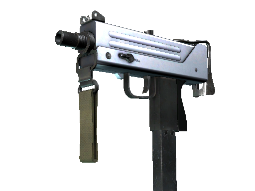 MAC-10 | Silver (Factory New) - Industrial Grade - Weapon - from The Bank Collection