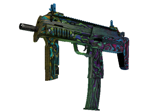 MP7 | Neon Ply (Battle-Scarred) - Restricted - Weapon - from The Shattered Web Collection