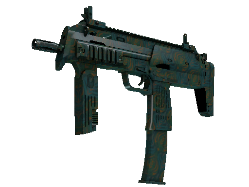 MP7 | Teal Blossom (Minimal Wear) - Mil-Spec - Weapon - from The St. Marc Collection