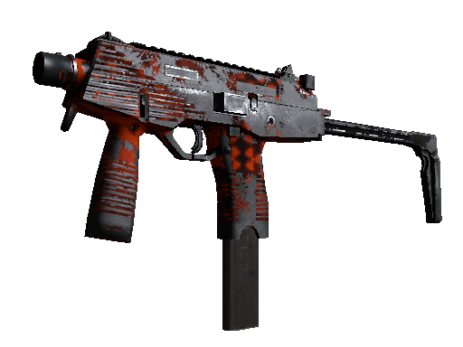 MP9 | Setting Sun (Battle-Scarred) - Mil-Spec - Weapon - from The Cache Collection
