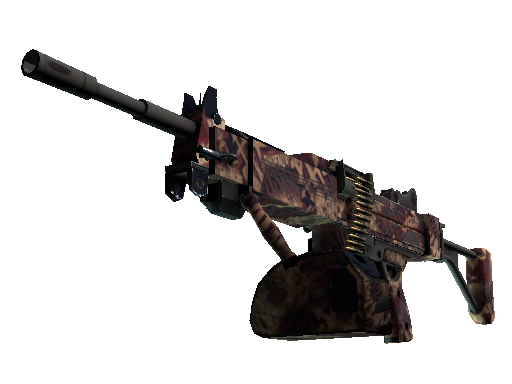 Negev | Phoenix Stencil (Factory New) - Mil-Spec - Weapon - from The Havoc Collection