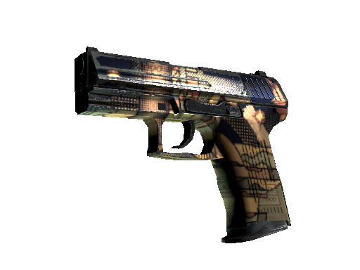 P2000 | Space Race (Well-Worn) - Restricted - Weapon - from The 2021 Train Collection