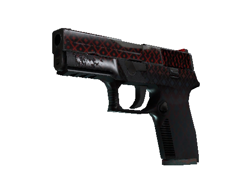 P250 | Crimson Kimono (Well-Worn) - Industrial Grade - Weapon - from The Rising Sun Collection