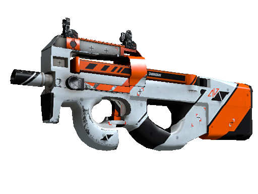 P90 | Asiimov (Well-Worn) - Covert - Weapon - from The Breakout Collection