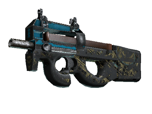 P90 | Facility Negative (Battle-Scarred) - Mil-Spec - Weapon - from The 2018 Nuke Collection