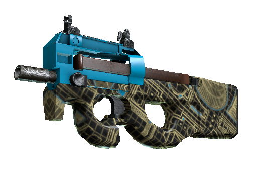 P90 | Facility Negative (Minimal Wear) - Mil-Spec - Weapon - from The 2018 Nuke Collection