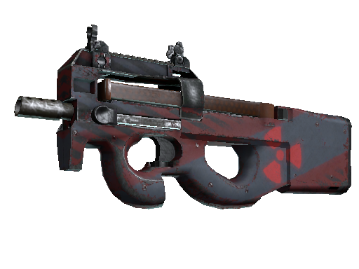 P90 | Fallout Warning (Well-Worn) - Industrial Grade - Weapon - from The Nuke Collection