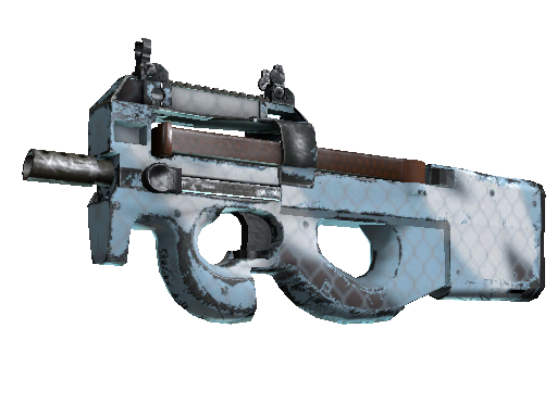 P90 | Glacier Mesh (Well-Worn) - Mil-Spec - Weapon - from The Vertigo Collection