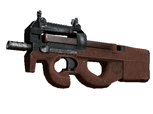 P90 | Leather (Well-Worn) - Industrial Grade - Weapon - from The Baggage Collection