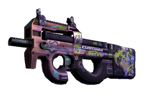 P90 | Neoqueen (Well-Worn) - Restricted - Weapon - from The Revolution Collection