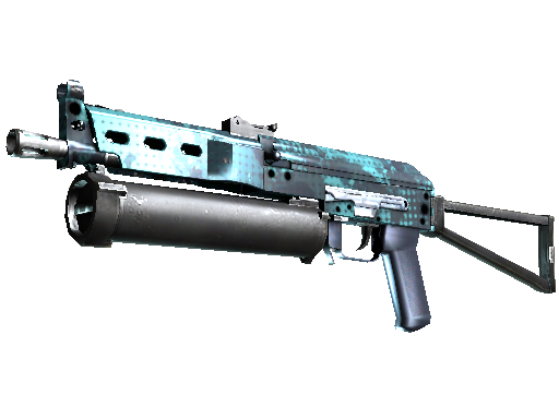 PP-Bizon | Cobalt Halftone (Minimal Wear) - Mil-Spec - Weapon - from The Winter Offensive Collection