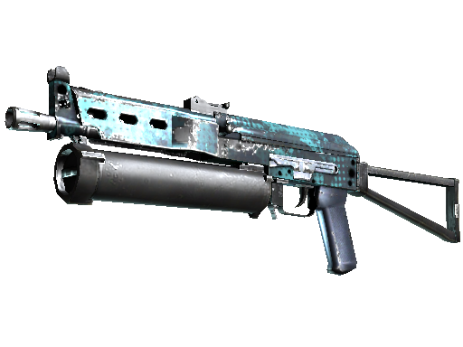 PP-Bizon | Cobalt Halftone (Well-Worn) - Mil-Spec - Weapon - from The Winter Offensive Collection