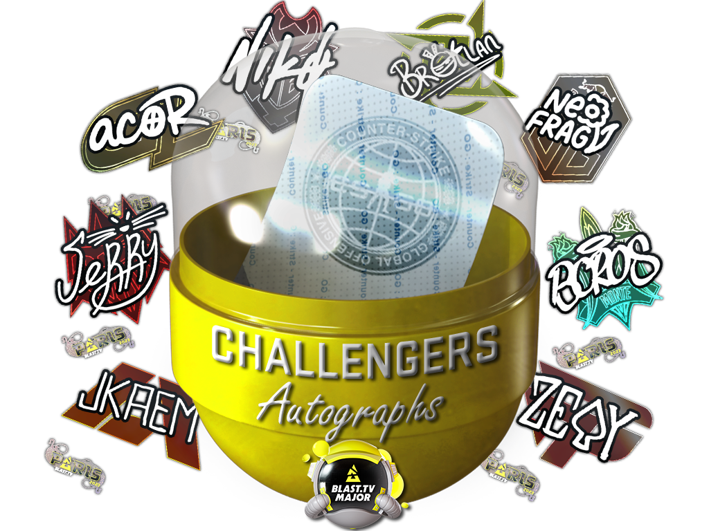 Paris 2023 Challengers Autograph Capsule - Container - from Paris 2023 Player Autographs