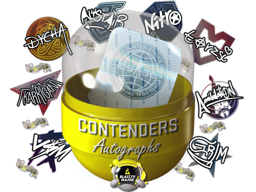 Paris 2023 Contenders Autograph Capsule - Container - from Paris 2023 Player Autographs