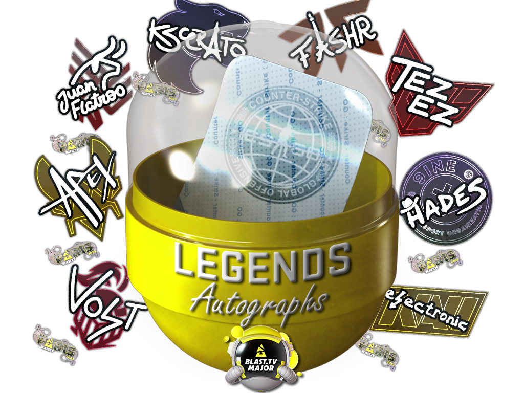Paris 2023 Legends Autograph Capsule - Container - from Paris 2023 Player Autographs