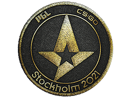 Patch | Astralis (Gold) | Stockholm 2021 - Remarkable - Patch - from Stockholm 2021 Challengers Patch Pack