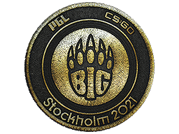 Patch | BIG (Gold) | Stockholm 2021 - Remarkable - Patch - from Stockholm 2021 Challengers Patch Pack