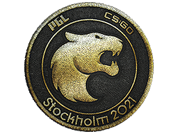 Patch | FURIA (Gold) | Stockholm 2021 - Remarkable - Patch - from Stockholm 2021 Legends Patch Pack