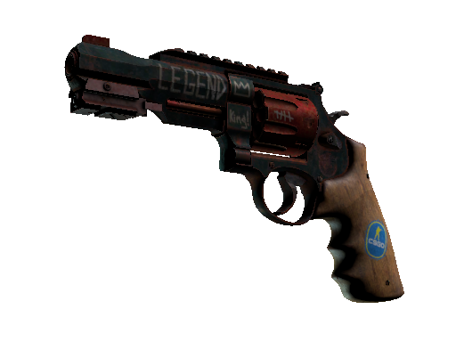 R8 Revolver | Junk Yard (Battle-Scarred) - Mil-Spec - Weapon - from The Snakebite Collection