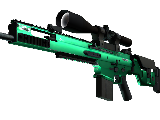 SCAR-20 | Emerald (Minimal Wear) - Restricted - Weapon - from The Alpha Collection