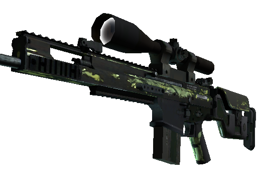 SCAR-20 | Outbreak (Battle-Scarred) - Mil-Spec - Weapon - from The Revolver Case Collection