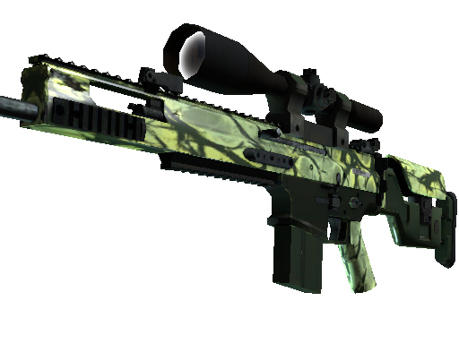 SCAR-20 | Outbreak (Minimal Wear) - Mil-Spec - Weapon - from The Revolver Case Collection