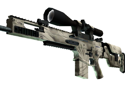 SCAR-20 | Palm (Minimal Wear) - Industrial Grade - Weapon - from The Dust Collection