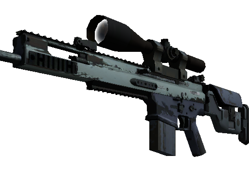 SCAR-20 | Storm (Well-Worn) - Consumer Grade - Weapon - from The Cobblestone Collection