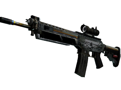 SG 553 | Aerial (Battle-Scarred) - Mil-Spec - Weapon - from The Gamma Collection