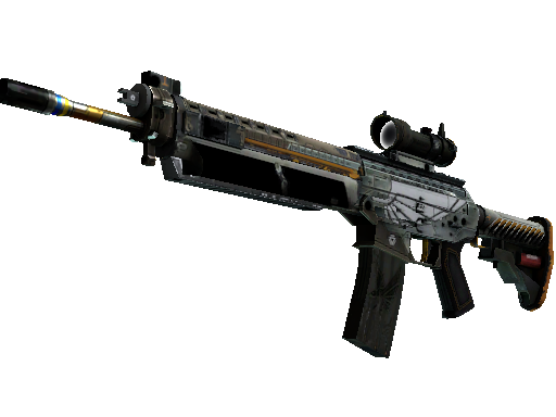 SG 553 | Aerial (Field-Tested) - Mil-Spec - Weapon - from The Gamma Collection