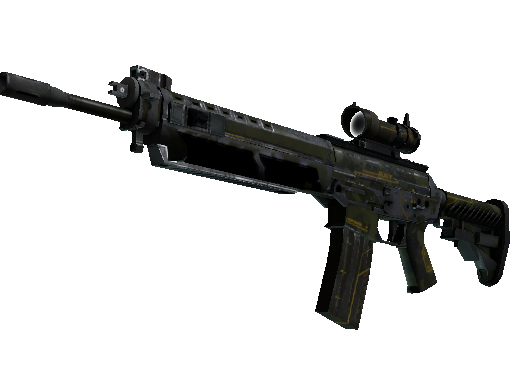 SG 553 | Atlas (Battle-Scarred) - Mil-Spec - Weapon - from The Chroma 3 Collection