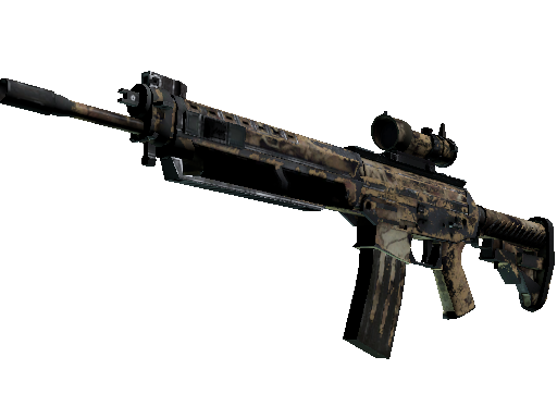 SG 553 | Bleached (Battle-Scarred) - Consumer Grade - Weapon - from The 2021 Dust 2 Collection