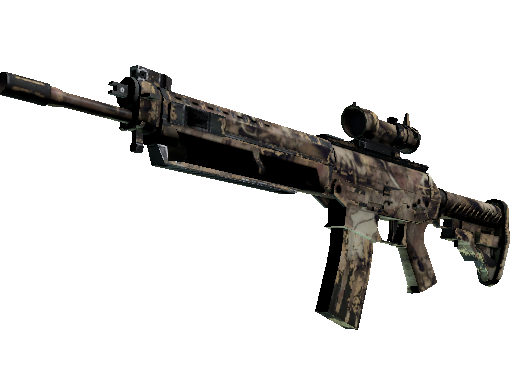 SG 553 | Bleached (Well-Worn) - Consumer Grade - Weapon - from The 2021 Dust 2 Collection